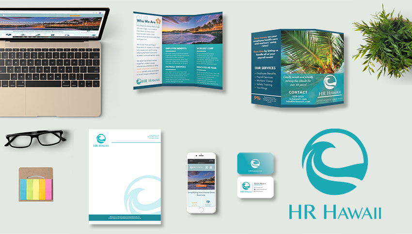 HR Hawaii branding by Nichole Medina